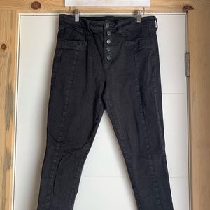 Black American Eagle Hi-rise Jegging